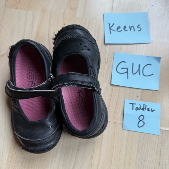 Keen toddler Mary Janes - size 8 - GUC - Picture 1 of 2